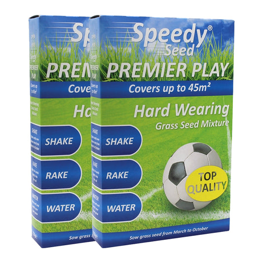 Speedy Seed: Premier Play Grass Seed x2 - 20% off Bundle